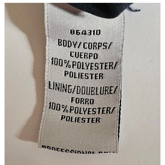 J S Collections Short Sleeve Mesh Dress Cocktail Navy Blue SZ 8 - Picture 5 of 10